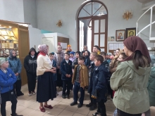 В Пасхальные дни Данииловский храм посетили школьники