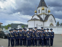 Ачинские кадеты и гимназистки совершили паломничество в Красноярск