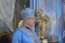 Митрополит Пантелеимон в день престольного праздника совершил Божественную Литургию в Казанском соборе города Ачинска