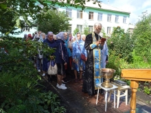 Молебен в санатории Родник