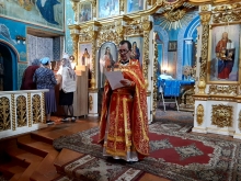 Священник огласил послание Святейшего Патриарха по случаю Дня трезвости