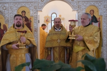 Владыка Пантелеимон совершил чин освящения храма святого Александра Невского в городе Боготоле 9