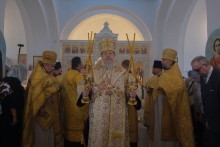 Владыка Пантелеимон совершил чин освящения храма святого Александра Невского в городе Боготоле 7