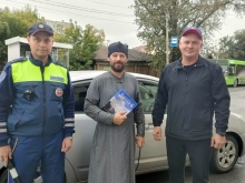 Священник принял участие в «Дне безопасности дорожного движения»