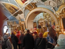 Паломники Ачинского благочиния посетили Покровский кафедральный собор г. Красноярска 2