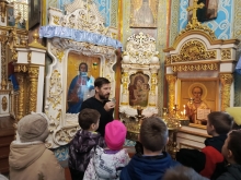 Урок ОРКСЭ в Казанском соборе провёл священник 4
