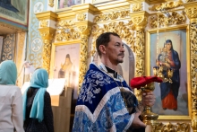 Митрополит Пантелеимон совершил Литургию в Казанском кафедральном соборе города Ачинска 10