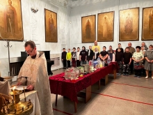 Чин Великого освящения воды совершили в православной гимназии