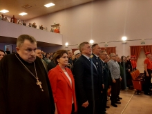 Ачинский благочинный принял участие в торжественном мероприятии, посвящённом Дню защитника Отечества