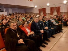 Ачинский благочинный принял участие в торжественном мероприятии, посвящённом Дню защитника Отечества 2