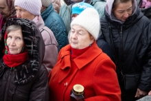 Митрополит Никита совершил Литургию в Казанском кафедральном соборе города Ачинска 23