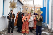Митрополит Никита совершил Литургию в Казанском кафедральном соборе города Ачинска 22