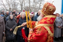 Митрополит Никита совершил Литургию в Казанском кафедральном соборе города Ачинска 17