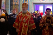 Митрополит Никита совершил Литургию в Казанском кафедральном соборе города Ачинска