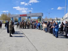 Священник благословил участников автопробега, посвящённого 80-летию Великой Победы 4