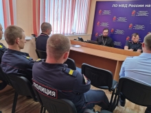 Священник встретился с личным составом Линейного отдела МВД России на станции Ачинск