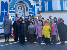 В день праздника Покрова Пресвятой Богородицы православные гимназисты посетили храм 3