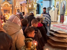 В день праздника Покрова Пресвятой Богородицы православные гимназисты посетили храм