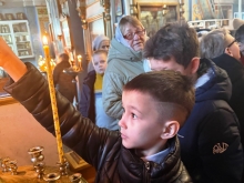 В день праздника Покрова Пресвятой Богородицы православные гимназисты посетили храм 2