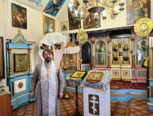 Ачинские волонтёры, изготавливающие маскировочные сети для СВО, посетили село Большой Улуй. 7