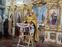 Ачинский благочинный совершил Божественную литургию в Прощёное воскресенье