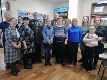 Библиотечный урок «В начале было Слово…» прошёл в филиале Ачинской библиотеки 4