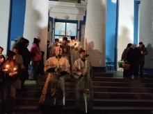 Ночное Пасхальное богослужение прошло в Казанском соборе 2