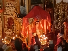 Ночное Пасхальное богослужение прошло в Казанском соборе 9
