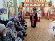 «Радость Воскресения». Встреча клуба «Крылья души» состоялась в Свято-Троицком храме села Новобирилюссы