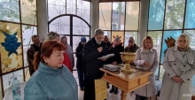 В часовне Святителя Николая трампарка совершён молебен