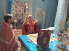 Божественную литургию в Казанском соборе совершил благочинный Ачинского округа 3