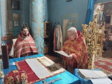Божественную литургию в Казанском соборе совершил благочинный Ачинского округа 2