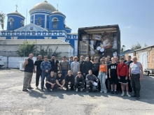 Священник благословил отправку очередной партии гуманитарного груза в зону СВО