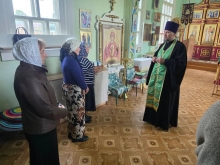 Ачинский благочинный совершил рабочую поездку в Свято-Троицкий приход села Новобирилюссы 3