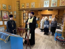 Отец благочинный совершил рабочую поездку в Благовещенский приход села Тюхтет и Александро-Невский приход города Боготола