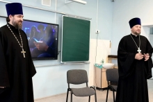 Ачинский благочинный принял участие в открытии финального этапа проекта «Новый фарватер» в Шарыпове
