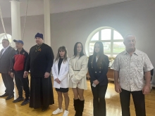 Священник напутствовал участников турнира по рукопашному бою 3