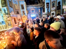 Православные гимназисты помолились за Литургией в Казанском соборе 2
